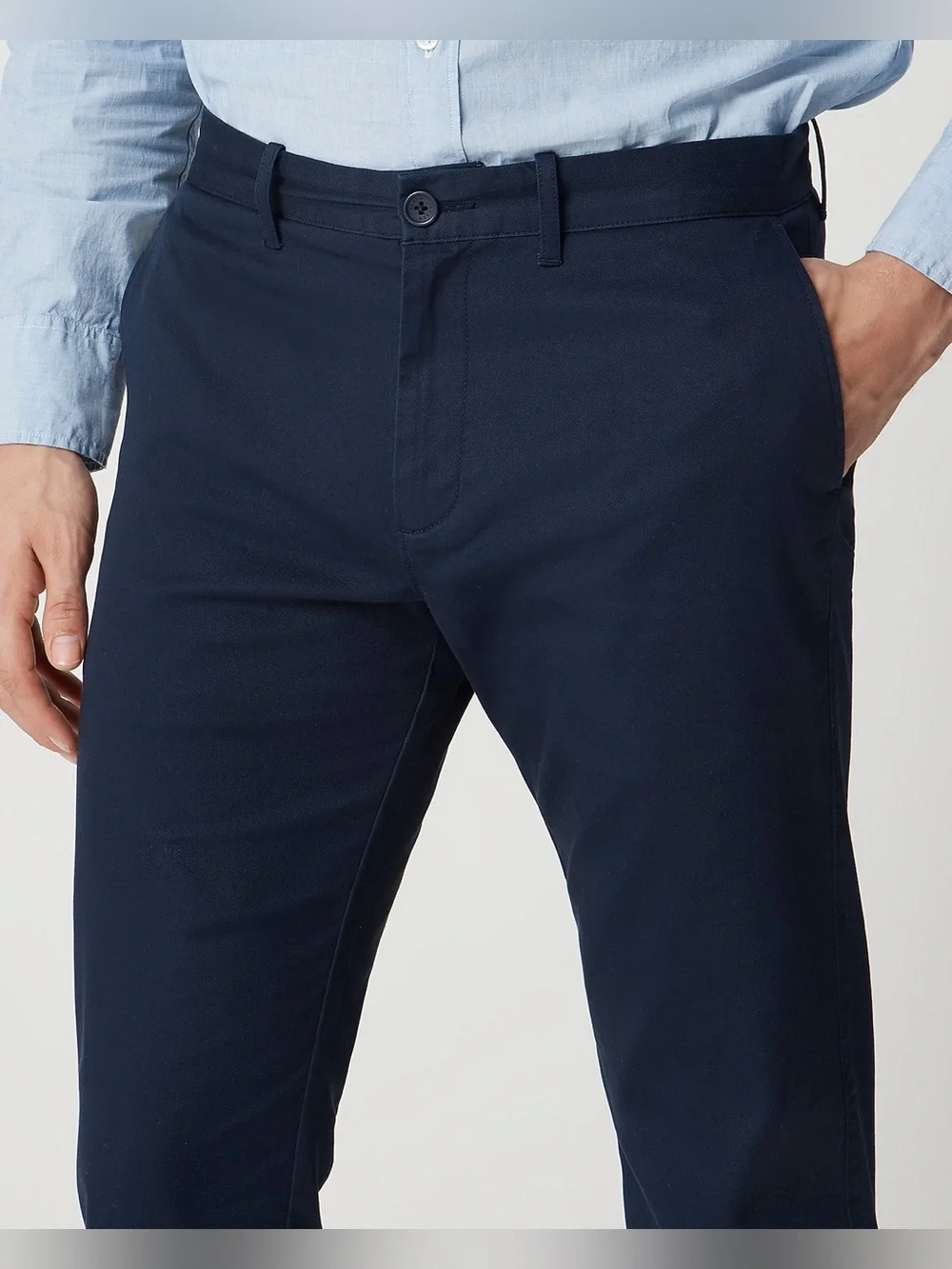 NWT J.CREW Flex Mens 29x32 Straight Slim Fit Chino Pants Blue Casual Golf Dress